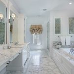 white marble bathroom